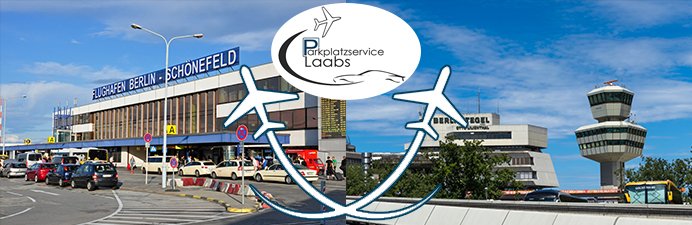 Flughafen Schönefeld und Tegel - Logo Parkplatzservice Laabs